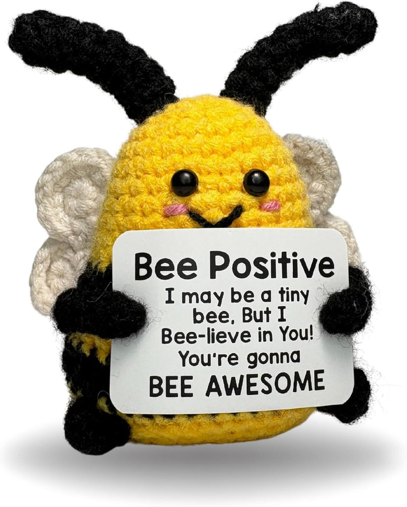 Emotional Support Crochet Doll Handmade Positive Crochet Animals