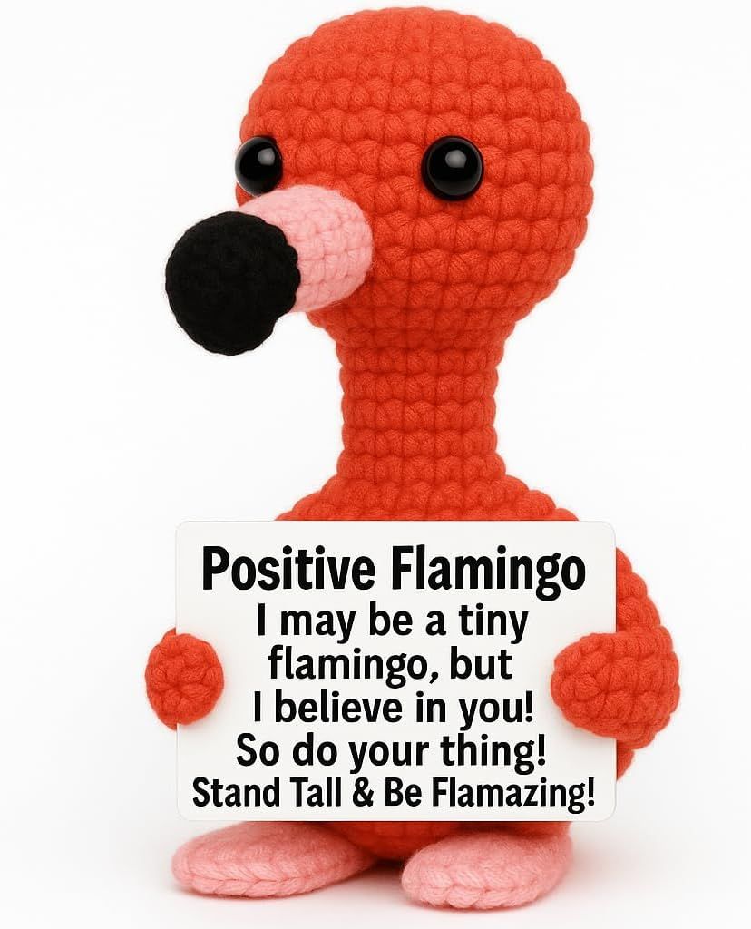 Emotional Support Crochet Dolls Positive Crochet Animals