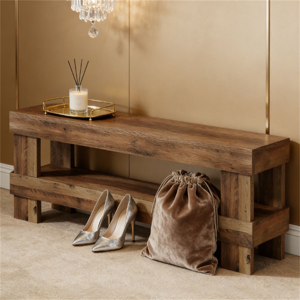 Entrance bench, shoe bench, bedside chair, storage chair, bench