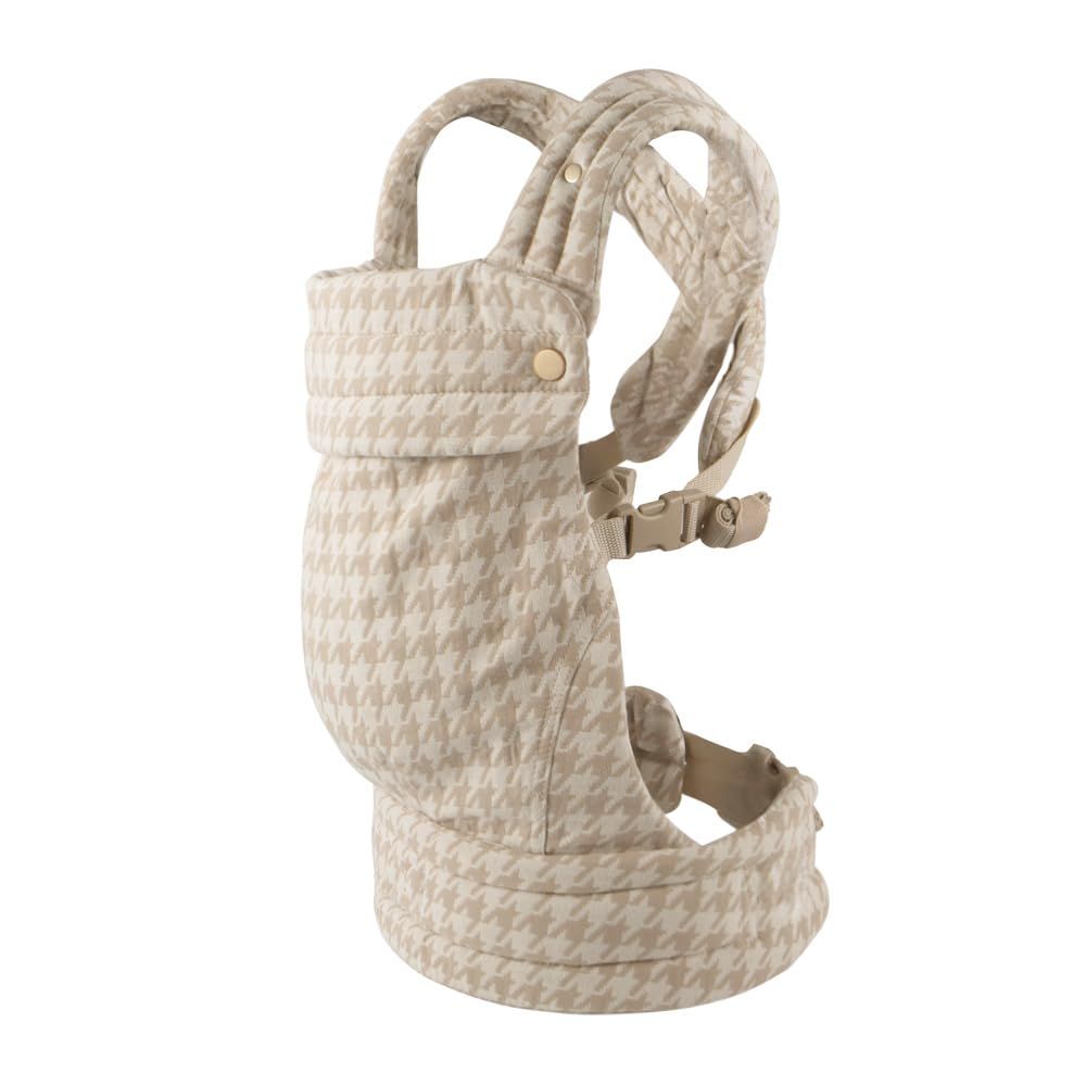 Ergonomic Baby Carrier Newborn to Toddler, Lightweight & Breathable Cotton Infant Carrier for Hands Free Comfort