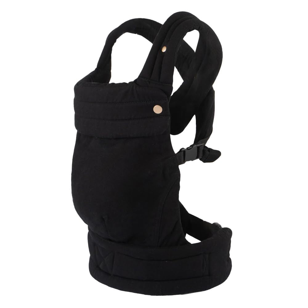 Ergonomic Baby Carrier Newborn to Toddler, Lightweight & Breathable Cotton Infant Carrier for Hands Free Comfort