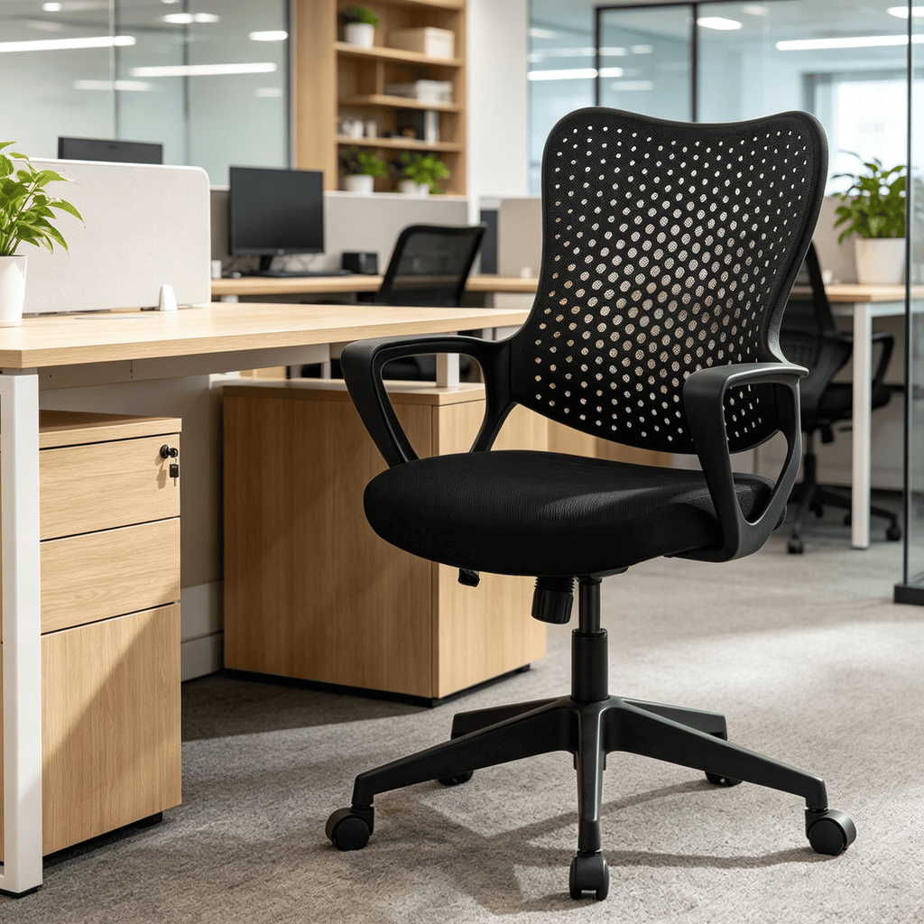 Ergonomic Height Adjustable Office Chair Breathable Butterfly Back Computer Desk Chair for Comfortable Sitting Experience