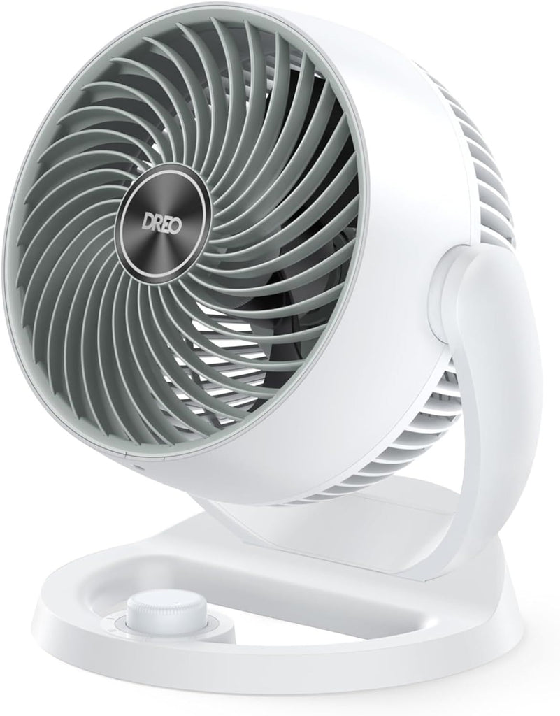 Fan for Bedroom, 12 Inches, 70ft Powerful Airflow, 25db Quiet Table Air Circulator Fans for Whole Room, 120° Adjustable Tilt, 3 Speeds, Desktop Fan for Home, Office, Kitchen