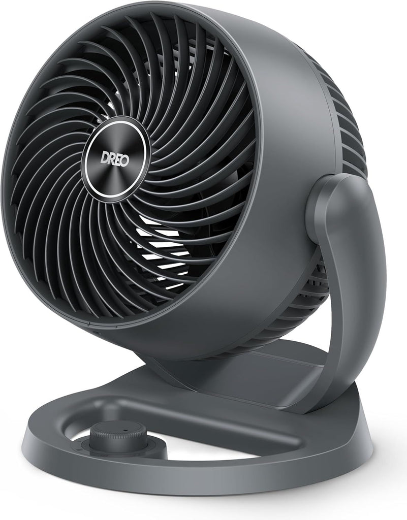 Fan for Bedroom, 12 Inches, 70ft Powerful Airflow, 25db Quiet Table Air Circulator Fans for Whole Room, 120° Adjustable Tilt, 3 Speeds, Desktop Fan for Home, Office, Kitchen