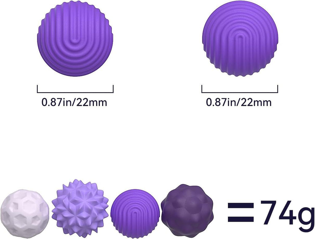 Fidget Magnetic Balls Toys, 8Pcs Silicone Sensory Stress Relief Toys for Adults,
