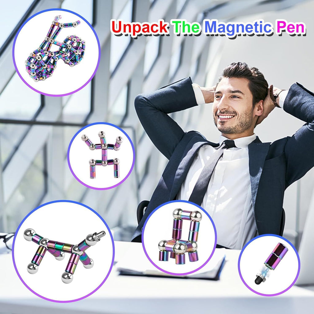 Fidget Pen Gifts For Teenage Girls - Magnetic Pen Cool Gadgets Teen Boys Gift Ideas - Magnet Pen Cool Things For Adults Kids Teens - Best Gift For 10 11 12 13 14 15 Year Old Boy - Novelty Toy For 8-12