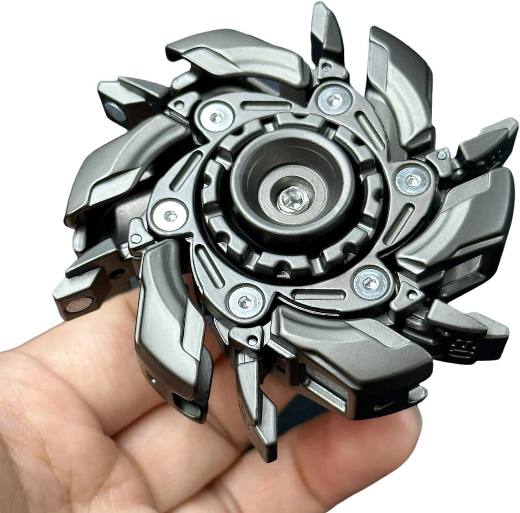 Fidget Sliders Open Armor Spinning Top Fidget Toys Stress Relief for Adults Magnetic Metal