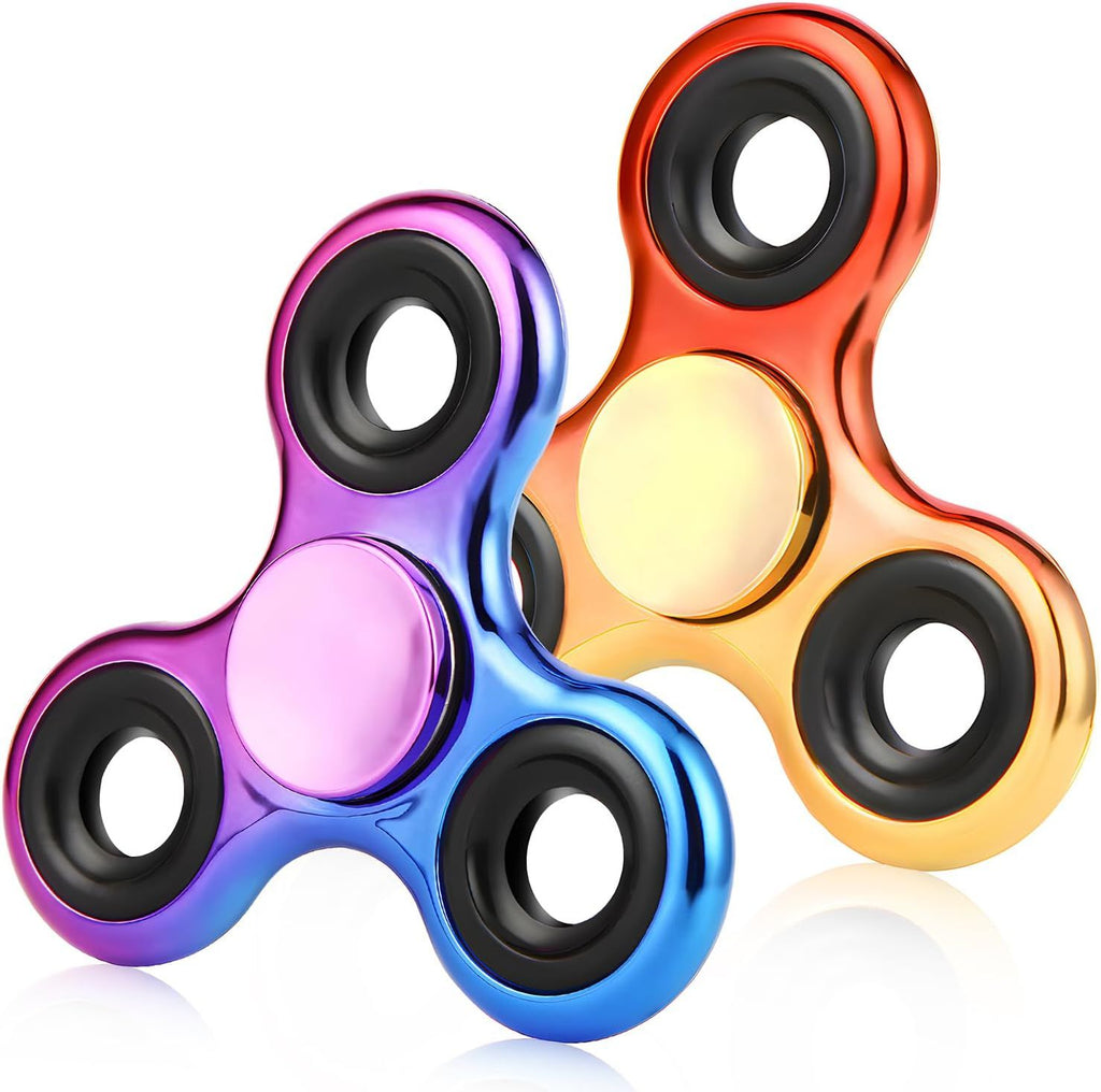 Fidget Spinner 2 Pack, Metal Fidget Spinners Christmas Fidget Toys