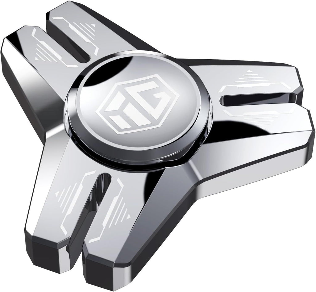 Fidget Spinner, Sturdy Stainess Steel Construction Metal Fidget Spinner, Hand Fidget Spinners, Delivers Smooth and Long Spin Times, for Stress Relief, Focus Enhancement, Anxiety Reduction