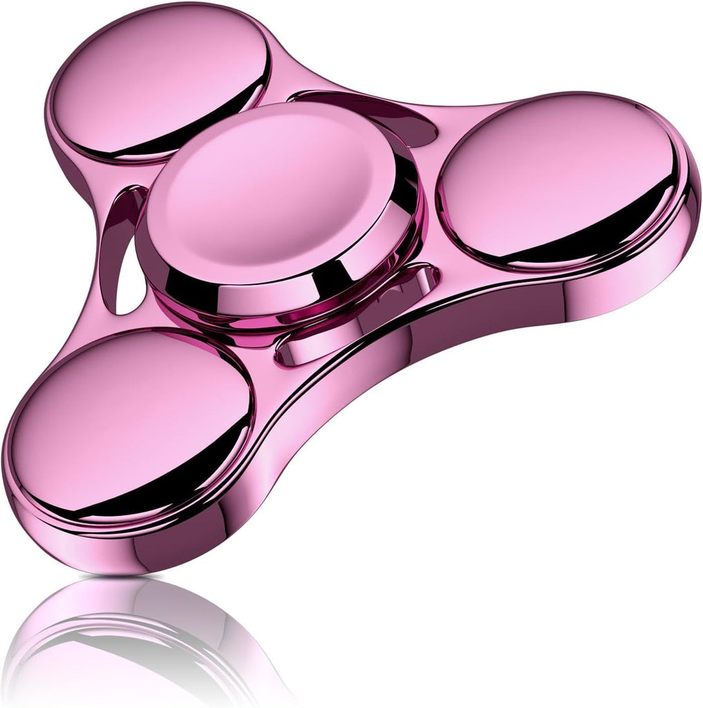 Fidget Spinner Toy Durable Stainless Steel Bearing High Speed Spins Precision Metal Hand Spinner EDC ADHD Focus Anxiety Stress Relief Boredom Killing Time Toys for Adults Kids