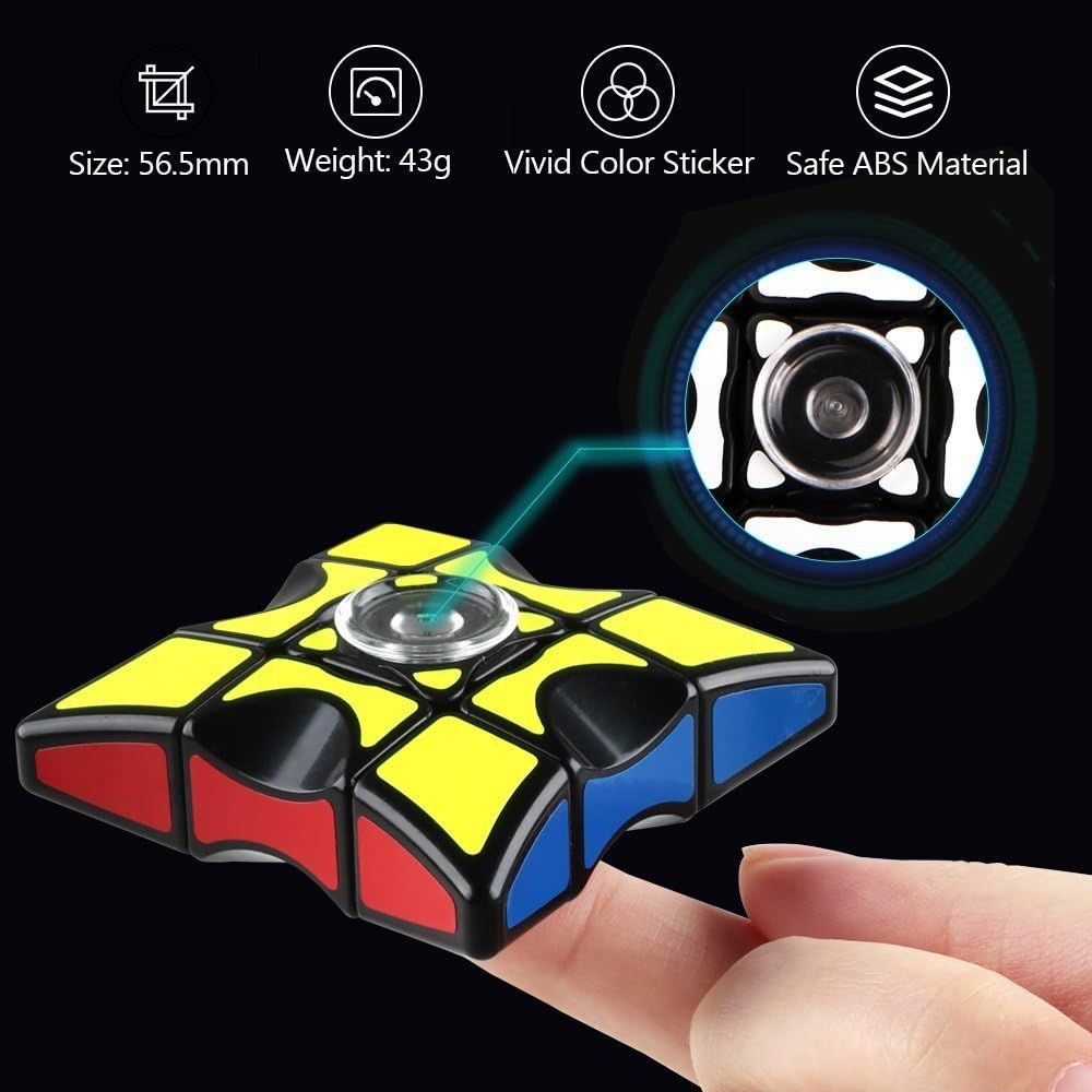 Fidget Spinners Cube, 1x3x3 Floppy Cube Puzzle Fidget Spinner Anti-Anxiety Fidget Toys for Kids Adults