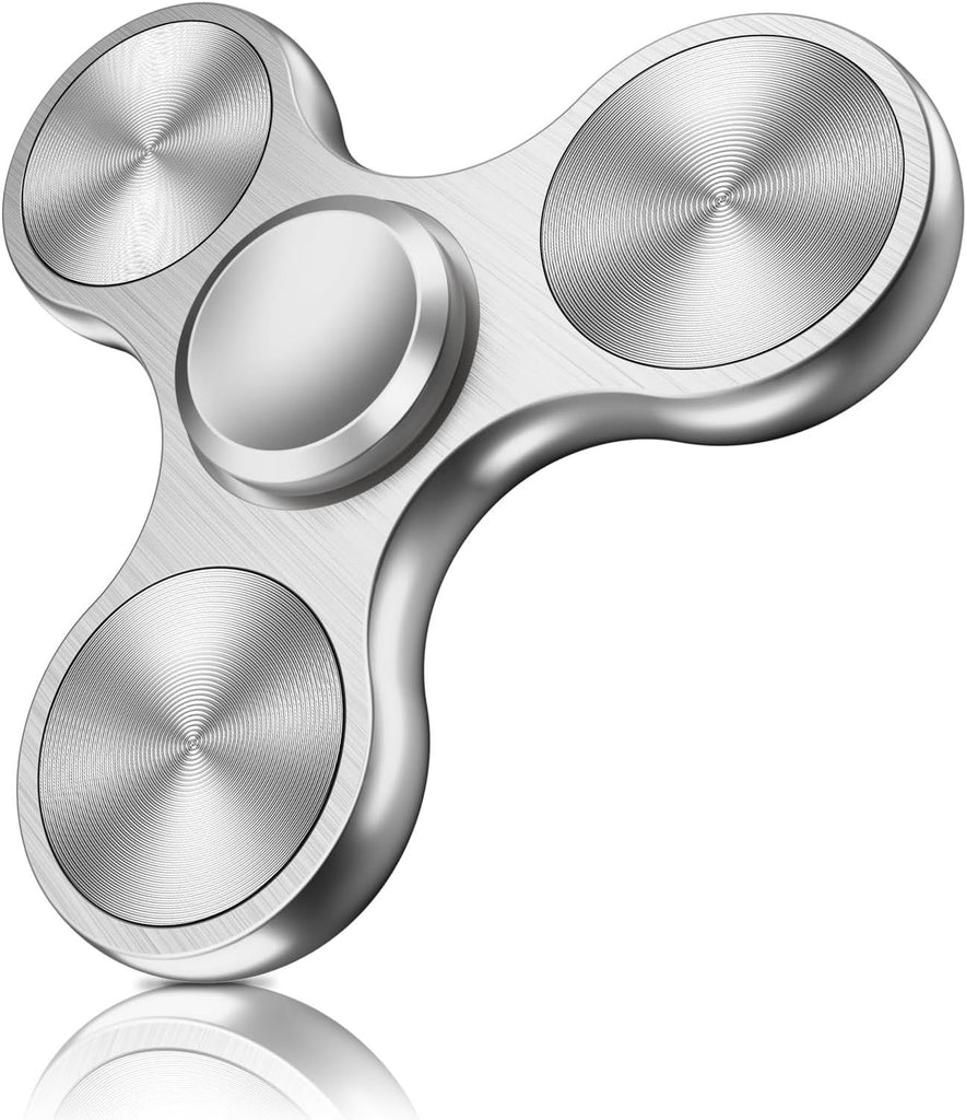 Fidget Spinners Toy, Metal Stainless Steel Bearing High Speed 4-8 Min Spins, EDC ADHD Stress Anxiety Relieves Reducer Fidgets Finger Toys, Spinner Toys for Kids and Adults