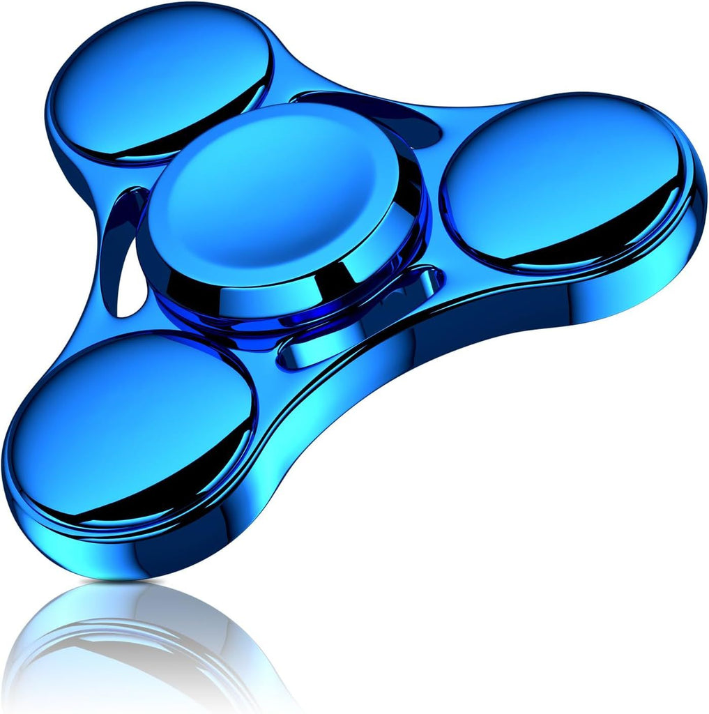 Fidget Spinners Toy,Ultra Durable Stainless Steel Bearing High Speed 3-5 Min Precision Brass Metal Finger Spinner,EDC ADHD Stress Relief Anxiety Relieves Reducer for Kids and Adults