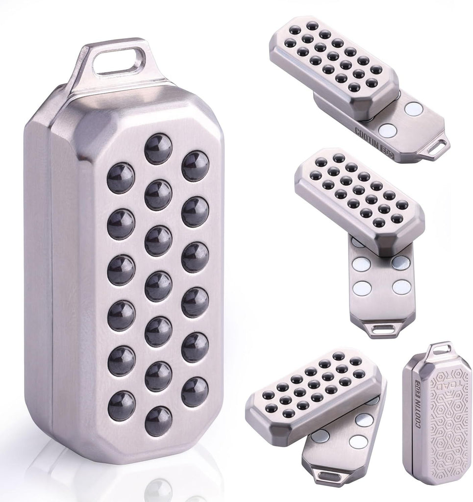 Fidget Toys Adults Metal Fidget Slider Stainless Steel Slider Casual Metal Adult's Hand Toys Office Desk Toys Gifts Stress Toys for Adults