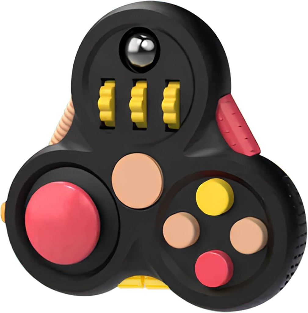 Fidget Toys for Adults,1PCS Fidget Pad Easter Basket Stuffers for Boys Girls,Stress Relief Cube Clicker Controller with Quiet Fidgets,ADHD Autism Fidget Spinner for Office Desk Travel Games