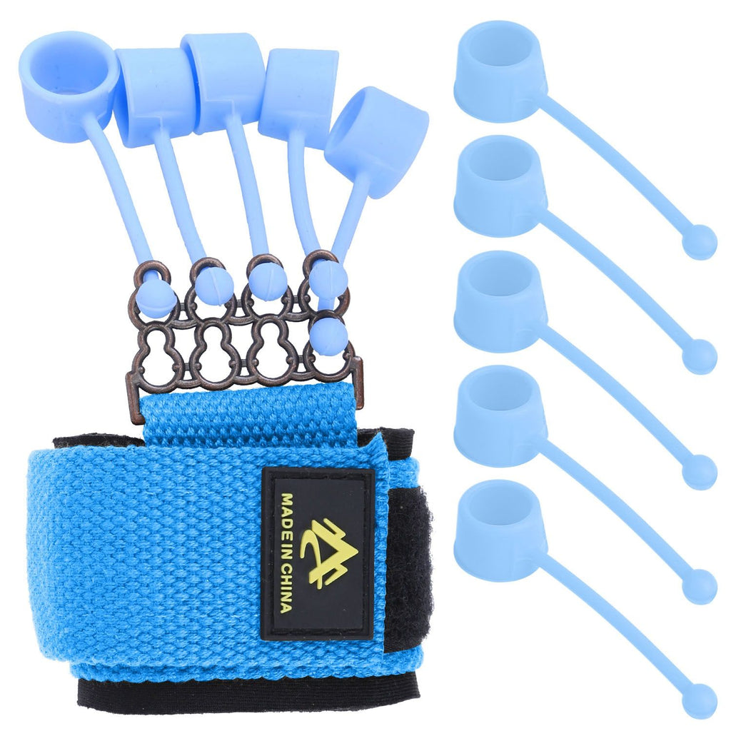 Finger Exerciser Hand Grip Strength Trainer for Athletes Musicians Physical Therapy Finger Resistance Band
