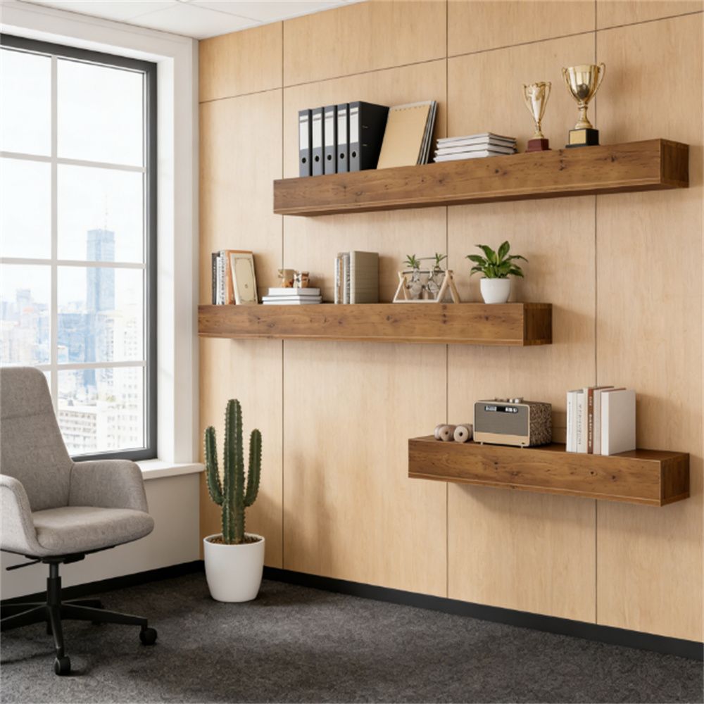 Fireplace rack, wall mounted display rack, floating rack, display rack, decorative rack