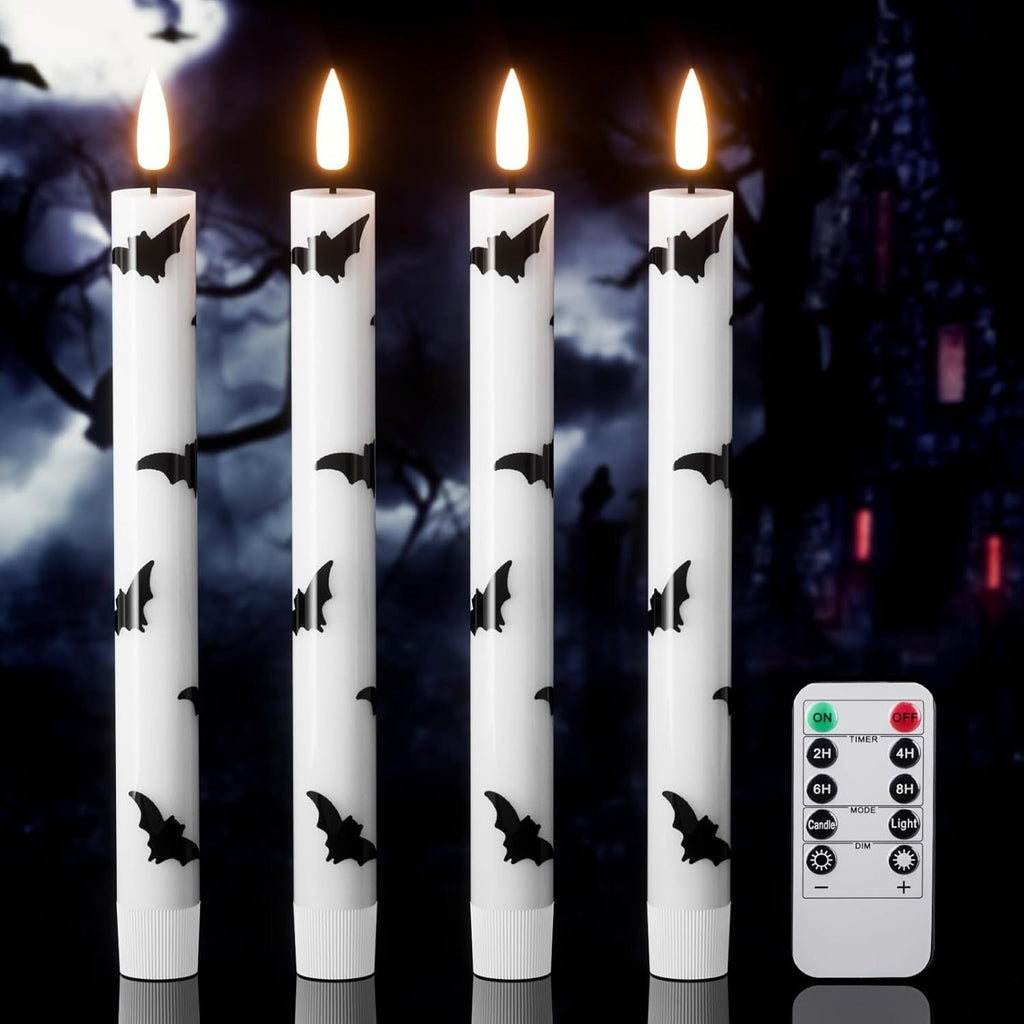 Flameless Taper Candles  Remote & Timer