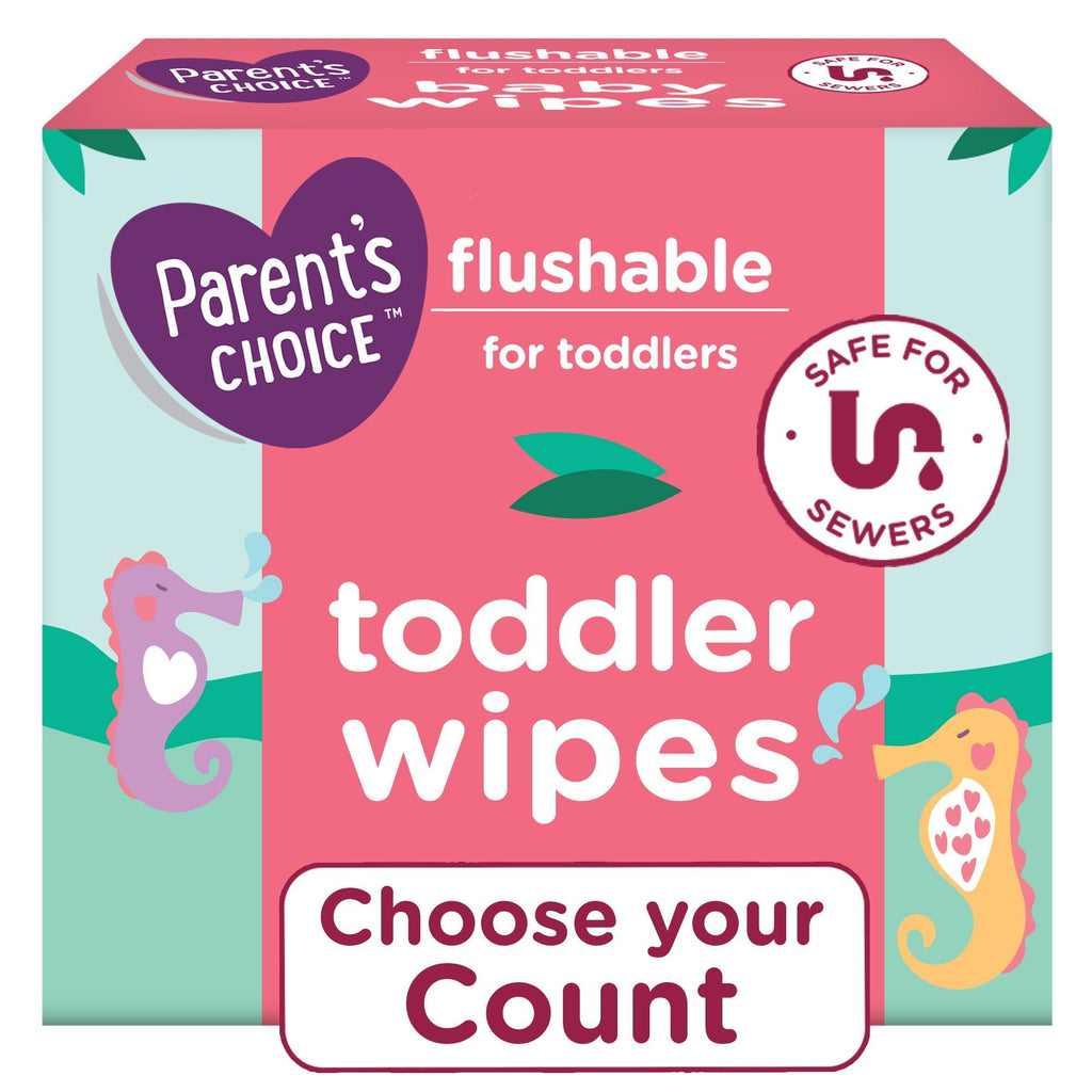 Flushable Melonberry Scented Wipes (Choose Your Count)