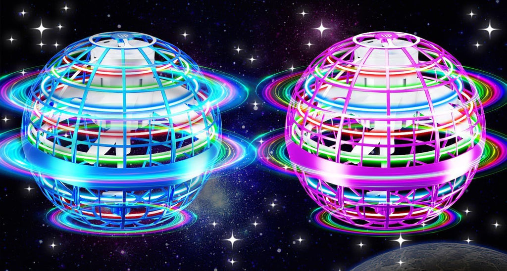 Flying Orb Ball Toy,2025 Upgraded Parachute LED,Magic Hand Controlled Flying Gravity Ball,Cosmic Globe Boomerang