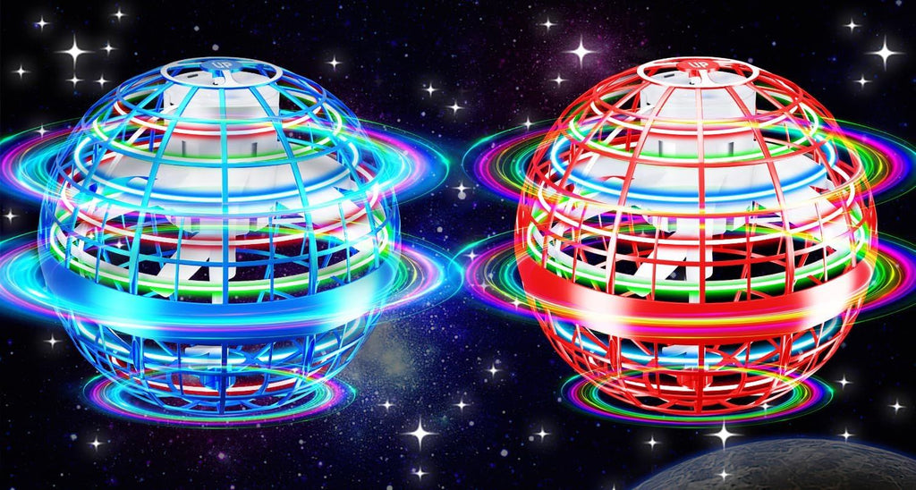 Flying Orb Ball Toy,2025 Upgraded Parachute LED,Magic Hand Controlled Flying Gravity Ball,Cosmic Globe Boomerang