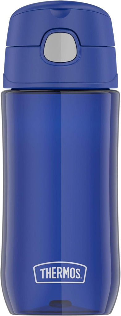 FUNTAINER 16 Ounce Plastic Hydration Bottle with Spout, Blueberry