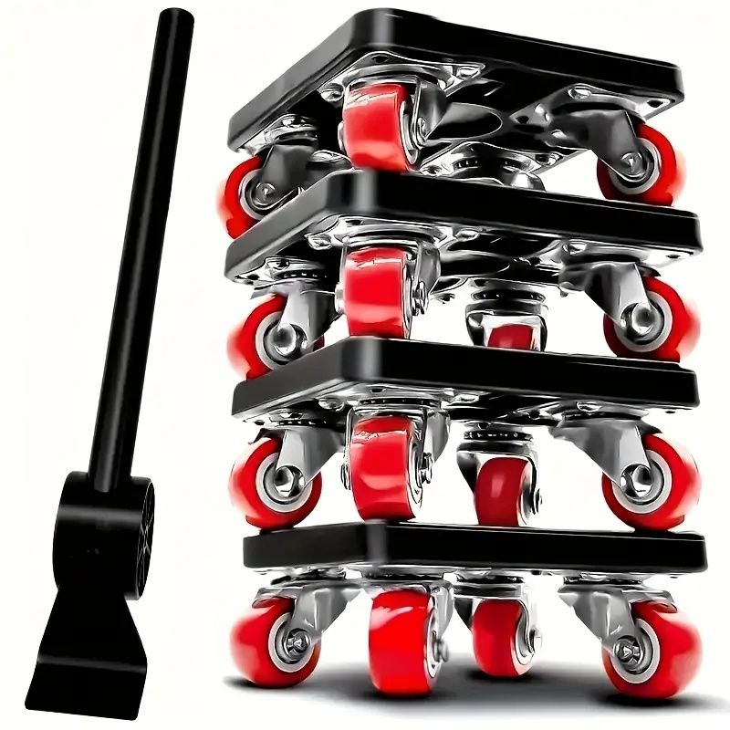 Furniture Mover with Wheels And Furniture Lifter Kit, 360° Swivel Wheel Furniture Cart, 881 Lb. Capacity for Moving Heavy Furniture, Refrigerators, Sofas, Cabinets