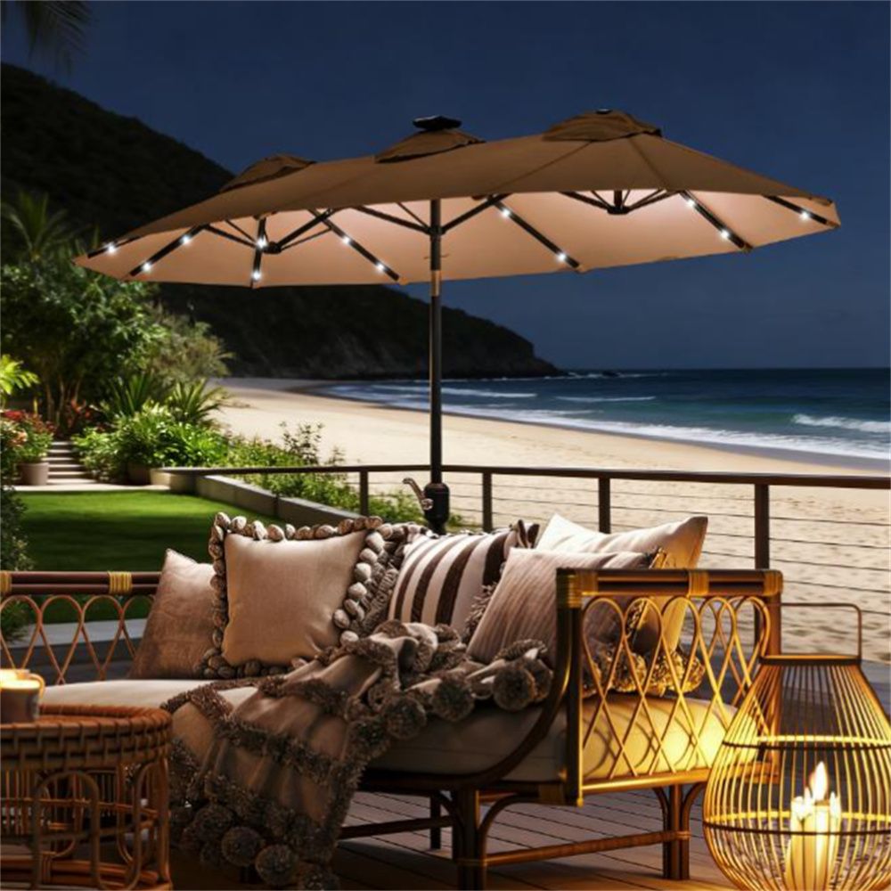 Garden umbrella, outdoor umbrella, sun umbrella, Coffee