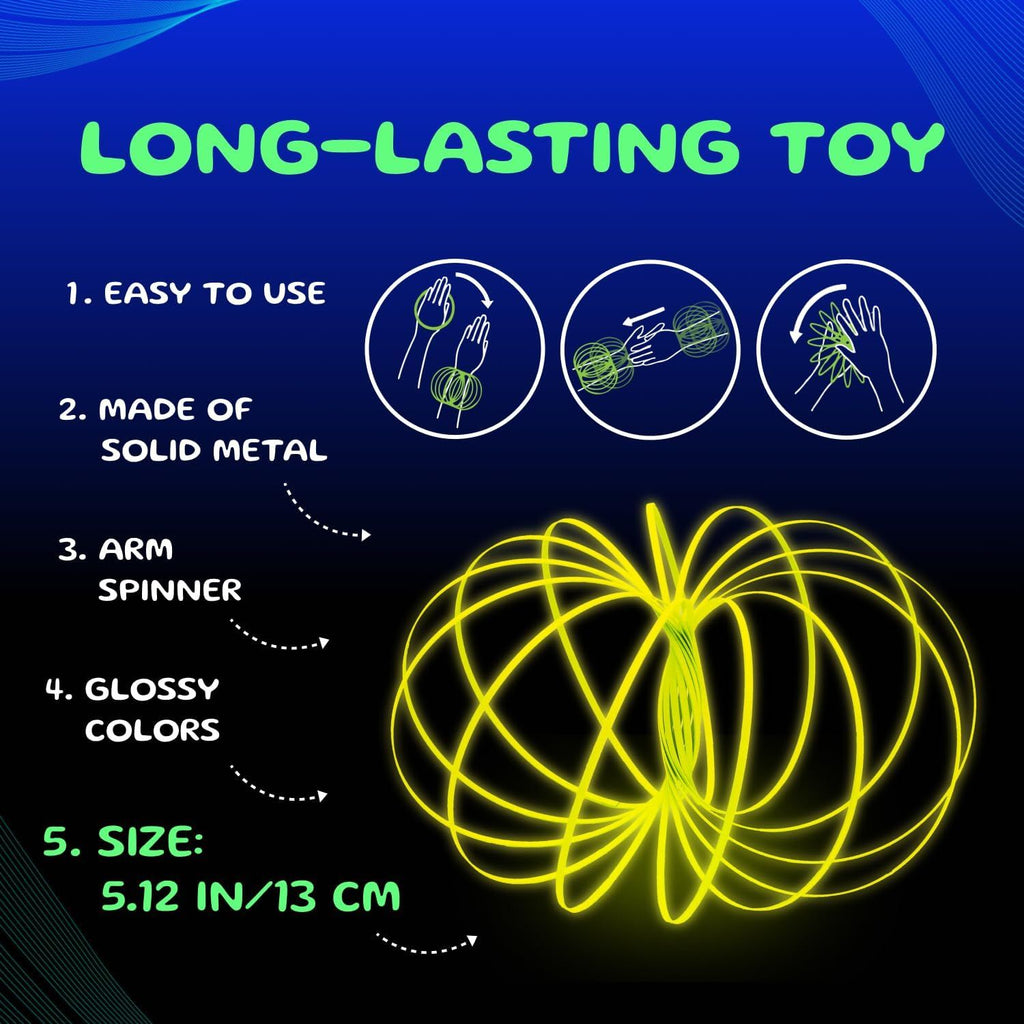 Geometric Magic Flow - Easy to Use 3D Spiral Toy