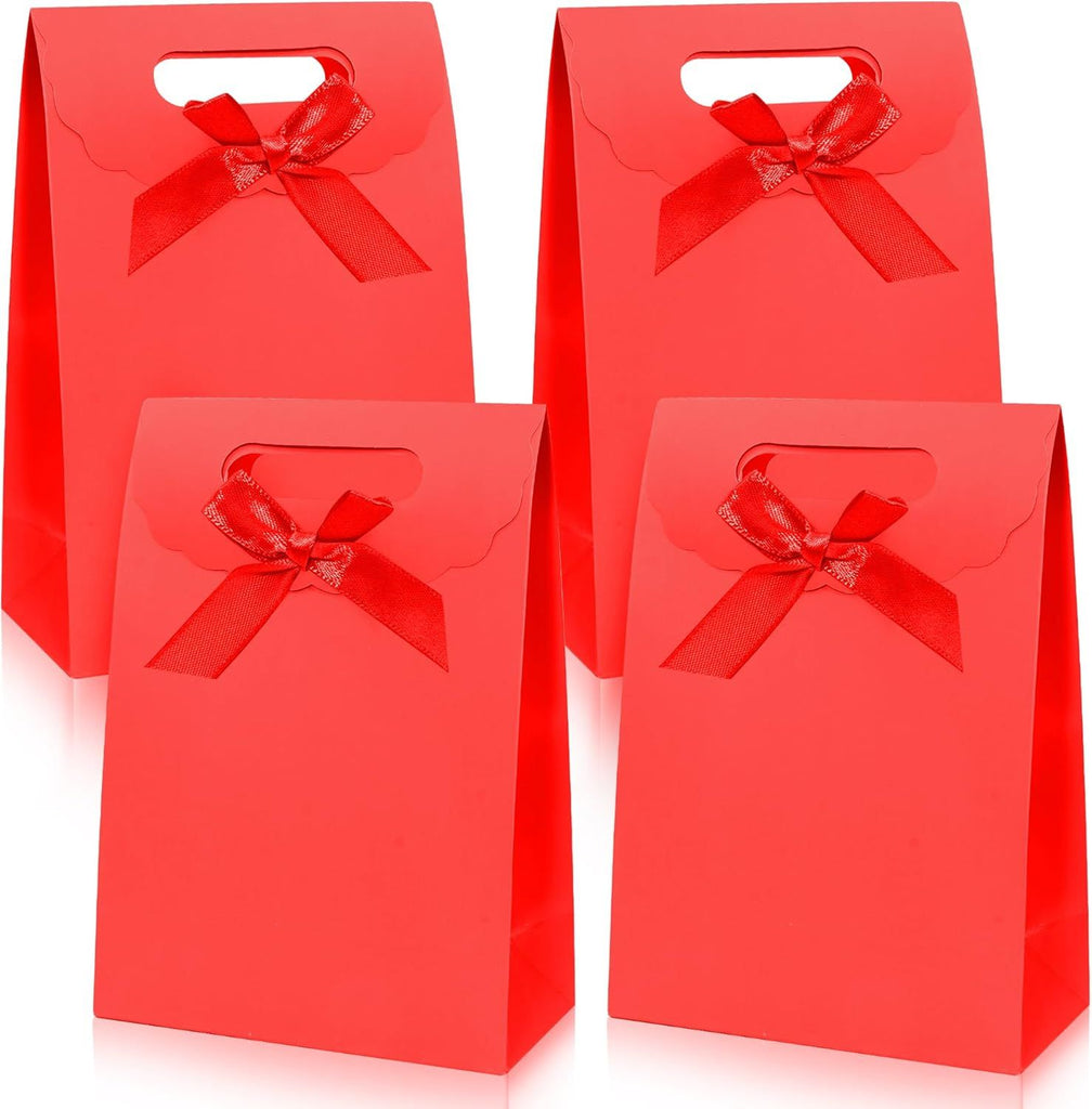 Gift bags 4pcs Medium Size 7×4×10 inch Gift Bags with Handles For Party,Birthday,Favor,Weddings,Other Occasion