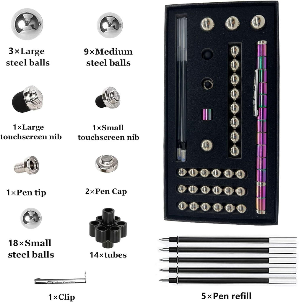 Gifts for Men Fidget Pen Novelty Christmas Stocking Stuffers for Adults, White Elephant Gift , Anniversary Present for Him and Her, Cool Gadgets Funny Birthday Gift for Men Anxiety Relief Items