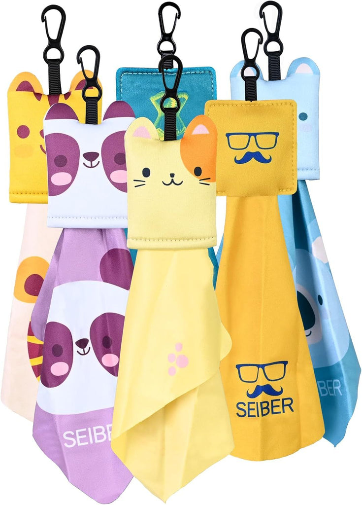 Glasses Cleaning Cloth,Microfiber Cleaning Cloths,Eyeglasses Clean Cloths,Glass Cleaning Cloths for Glasses Sunglasses Eyeglasses Lens Camera Cell Phone Screens (6 Pack)
