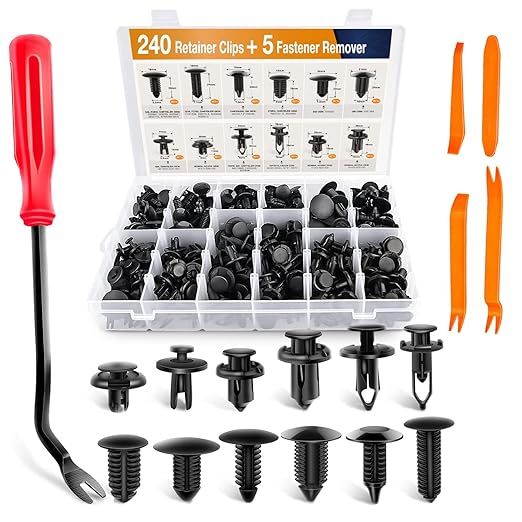GOOACC Bumper Retainer Clips Car Plastic Rivets Fasteners Push