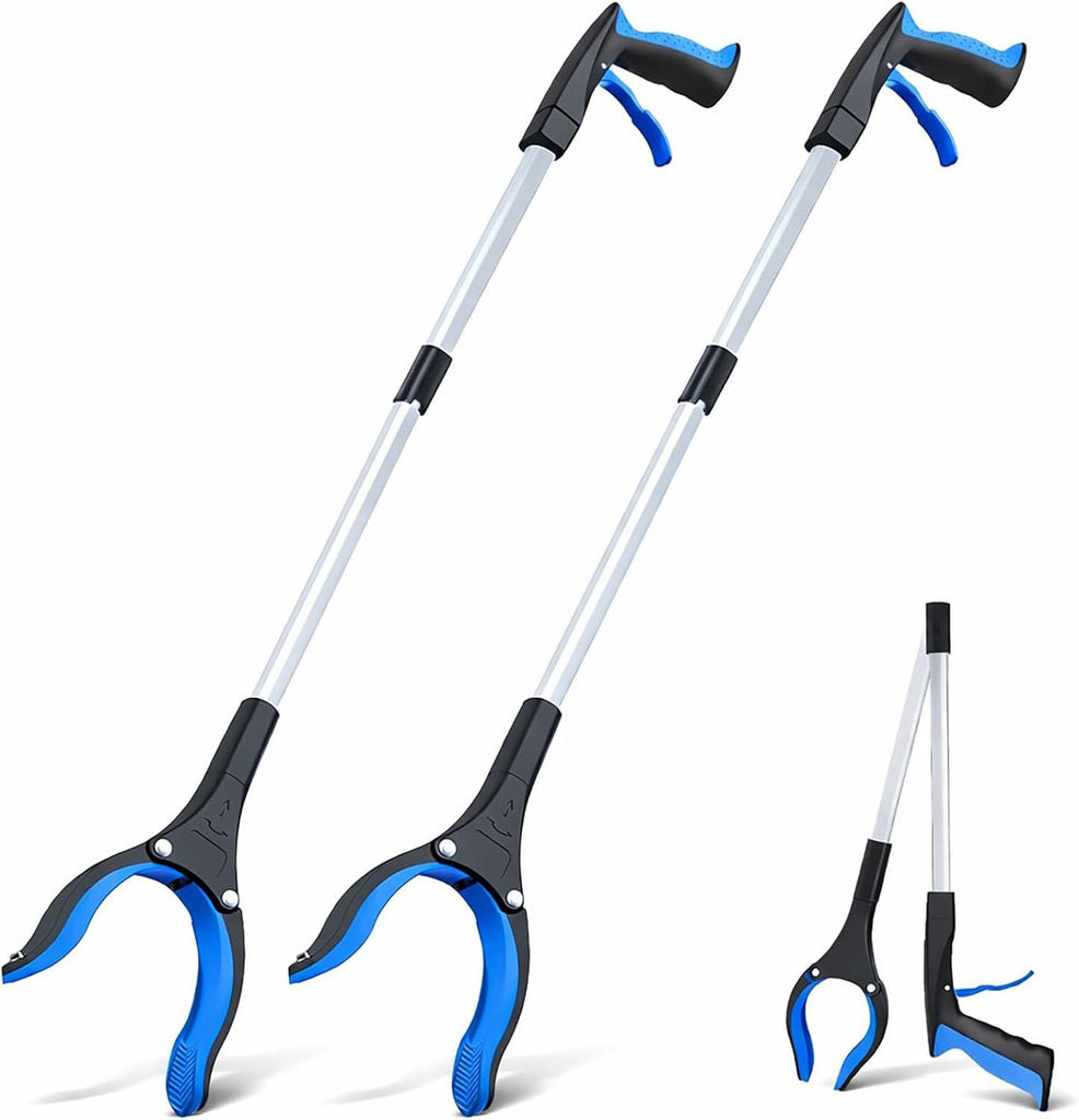 Grabber Reacher Tool - 32' Extra Long Foldable Gripper and Reaching Tool - Heavy Duty Pick Up Stick Grabbers for Seniors, Trash, Surgery Recovery Must Haves Gifts