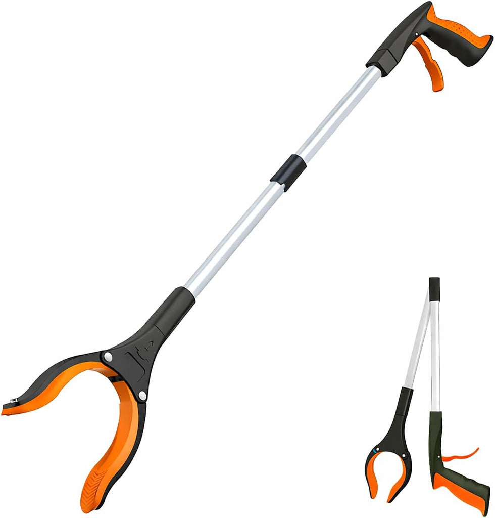 Grabber Reacher Tool - 32' Extra Long Foldable Gripper and Reaching Tool - Heavy Duty Pick Up Stick Grabbers for Seniors, Trash, Surgery Recovery Must Haves Gifts