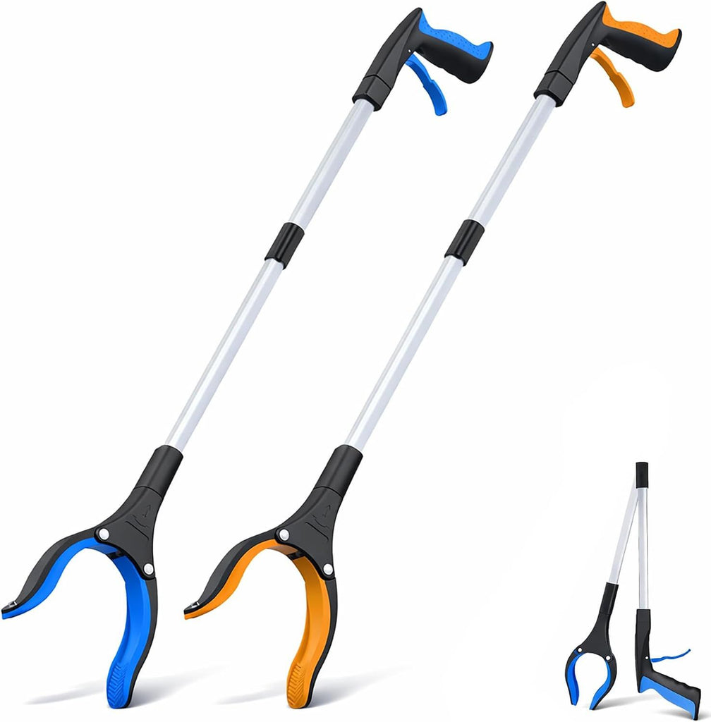 Grabber Reacher Tool - 32' Extra Long Foldable Gripper and Reaching Tool - Heavy Duty Pick Up Stick Grabbers for Seniors, Trash, Surgery Recovery Must Haves Gifts