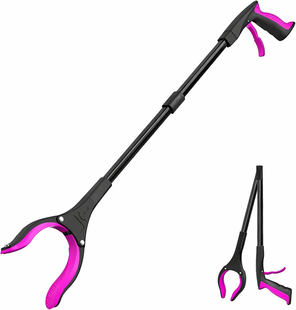 Grabber Reacher Tool - 32' Extra Long Foldable Gripper and Reaching Tool - Heavy Duty Pick Up Stick Grabbers for Seniors, Trash, Surgery Recovery Must Haves Gifts