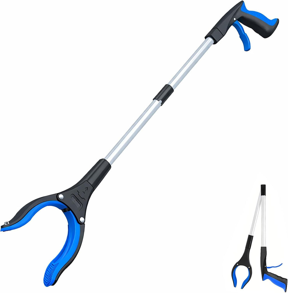 Grabber Reacher Tool - 32' Extra Long Foldable Gripper and Reaching Tool - Heavy Duty Pick Up Stick Grabbers for Seniors, Trash, Surgery Recovery Must Haves Gifts