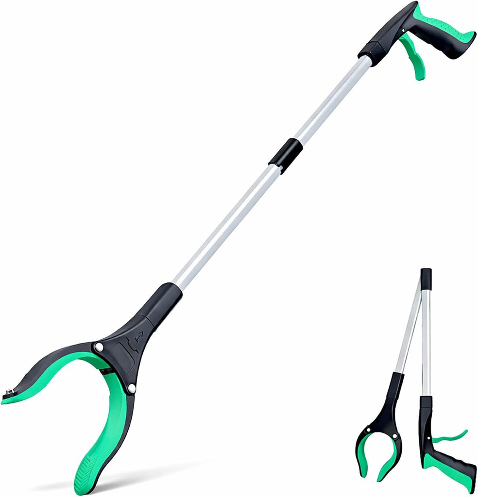 Grabber Reacher Tool - 32' Extra Long Foldable Gripper and Reaching Tool - Heavy Duty Pick Up Stick Grabbers for Seniors, Trash, Surgery Recovery Must Haves Gifts