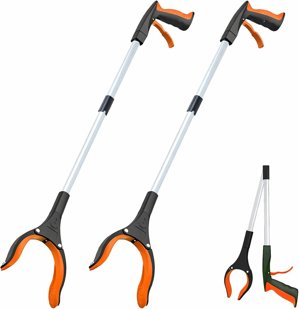 Grabber Reacher Tool - 32' Extra Long Foldable Gripper and Reaching Tool - Heavy Duty Pick Up Stick Grabbers for Seniors, Trash, Surgery Recovery Must Haves Gifts