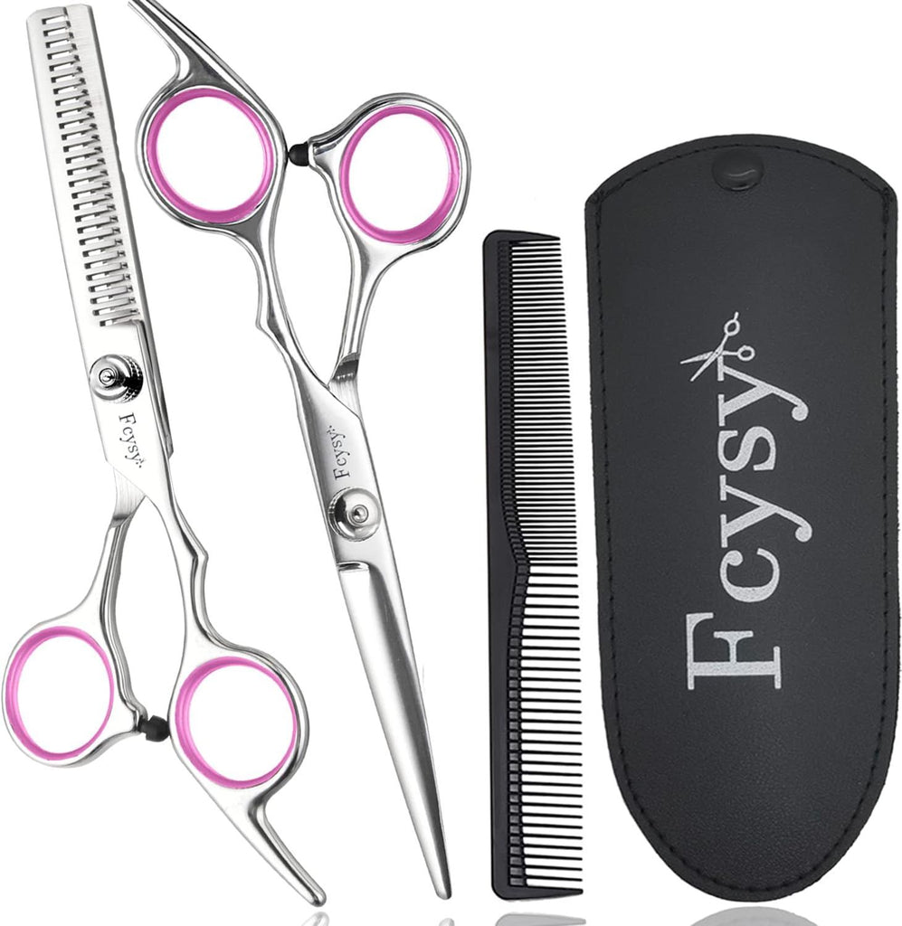 Hair Cutting Scissors Set, Barber Scissors Thinning Shears, Professional Salon Haircutting Tools