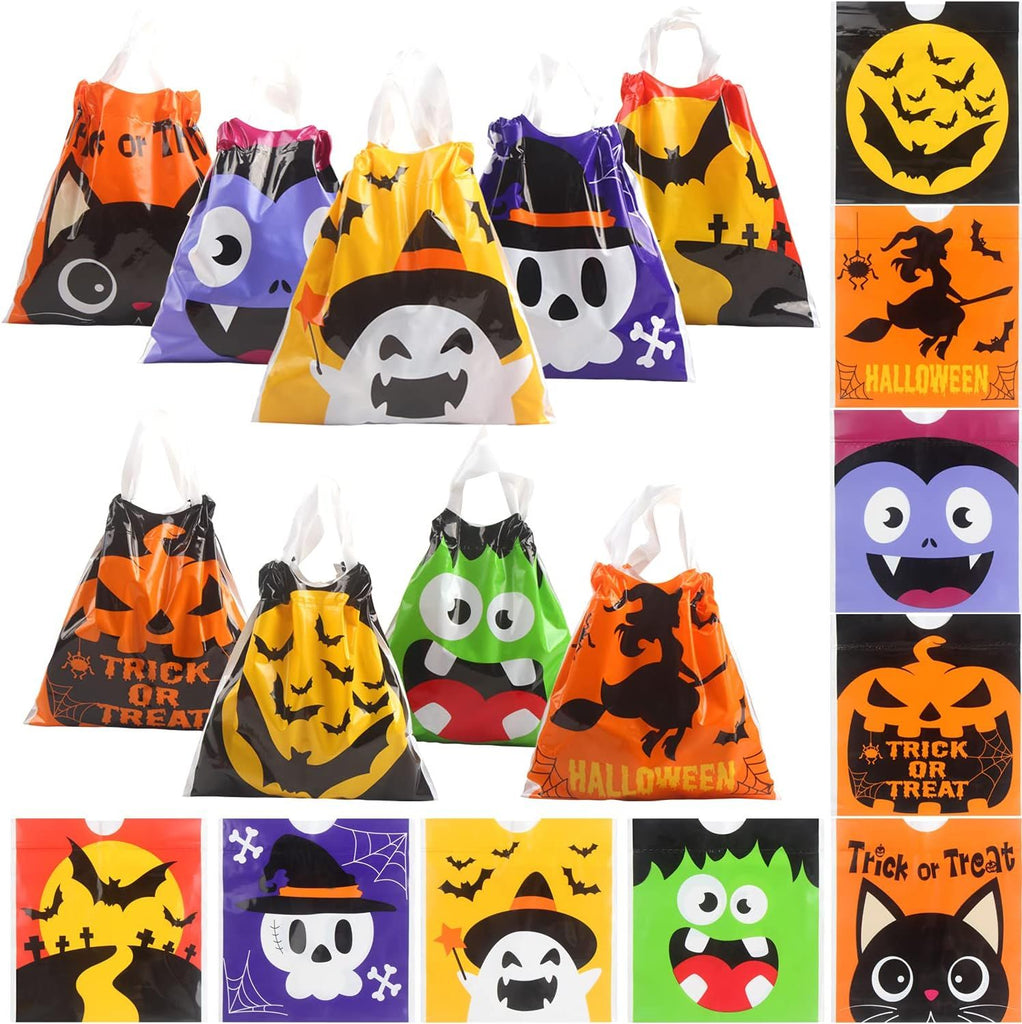 Halloween Drawstring Treat Bags Treat Halloween Party Favors Supplies