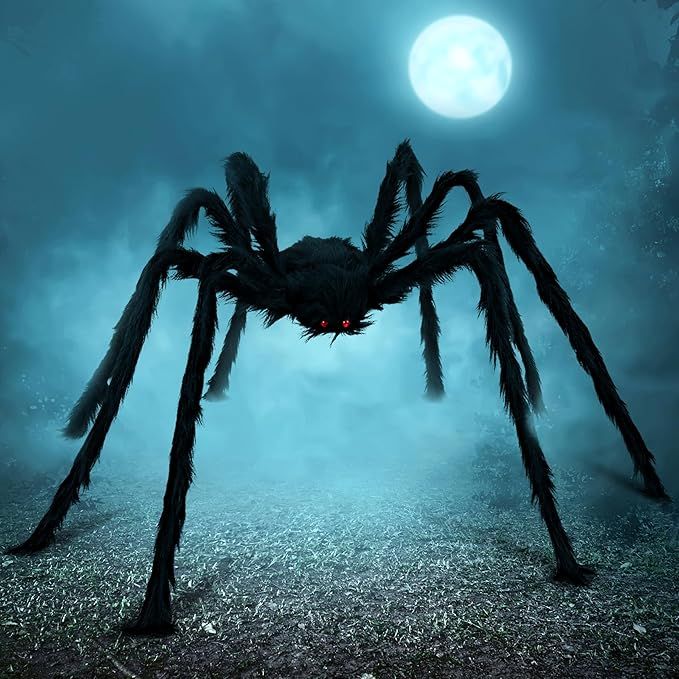 Halloween Outdoor Decorations Giant Spider Lawn Garden