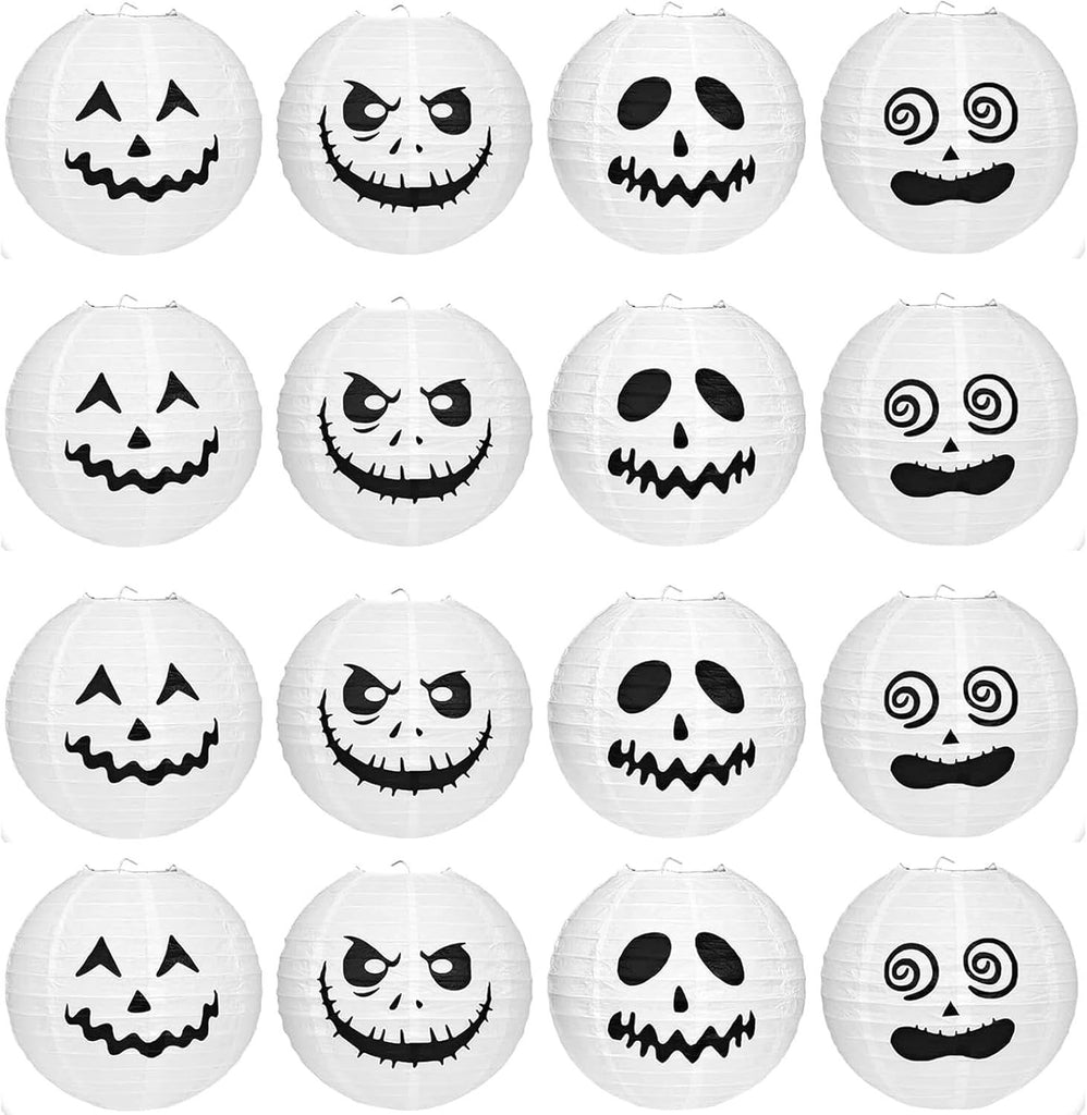 Halloween Paper Lanterns Jack-O-Lantern Summer Halloween Pumpkin Hanging Paper Lantern