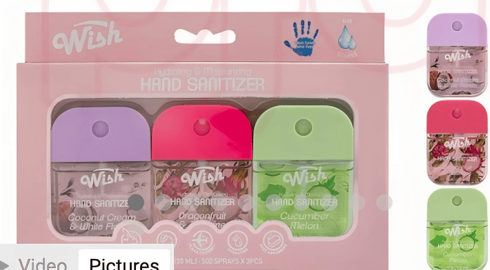 Hand Sanitizer Gift Box 1.5 oz Each w/ DIY Stickers