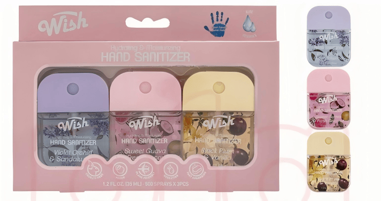 Hand Sanitizer Gift Box 1.5 oz Each w/ DIY Stickers