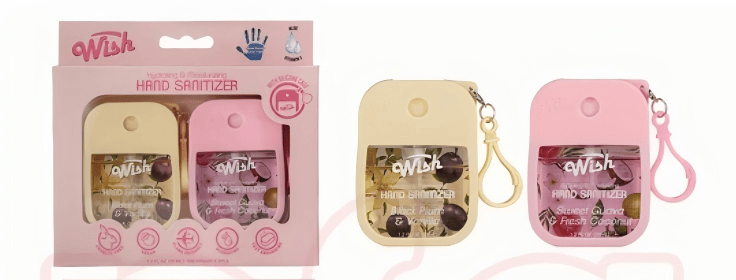 Hand Sanitizer Gift Box 1.5 oz Each w/ DIY Stickers