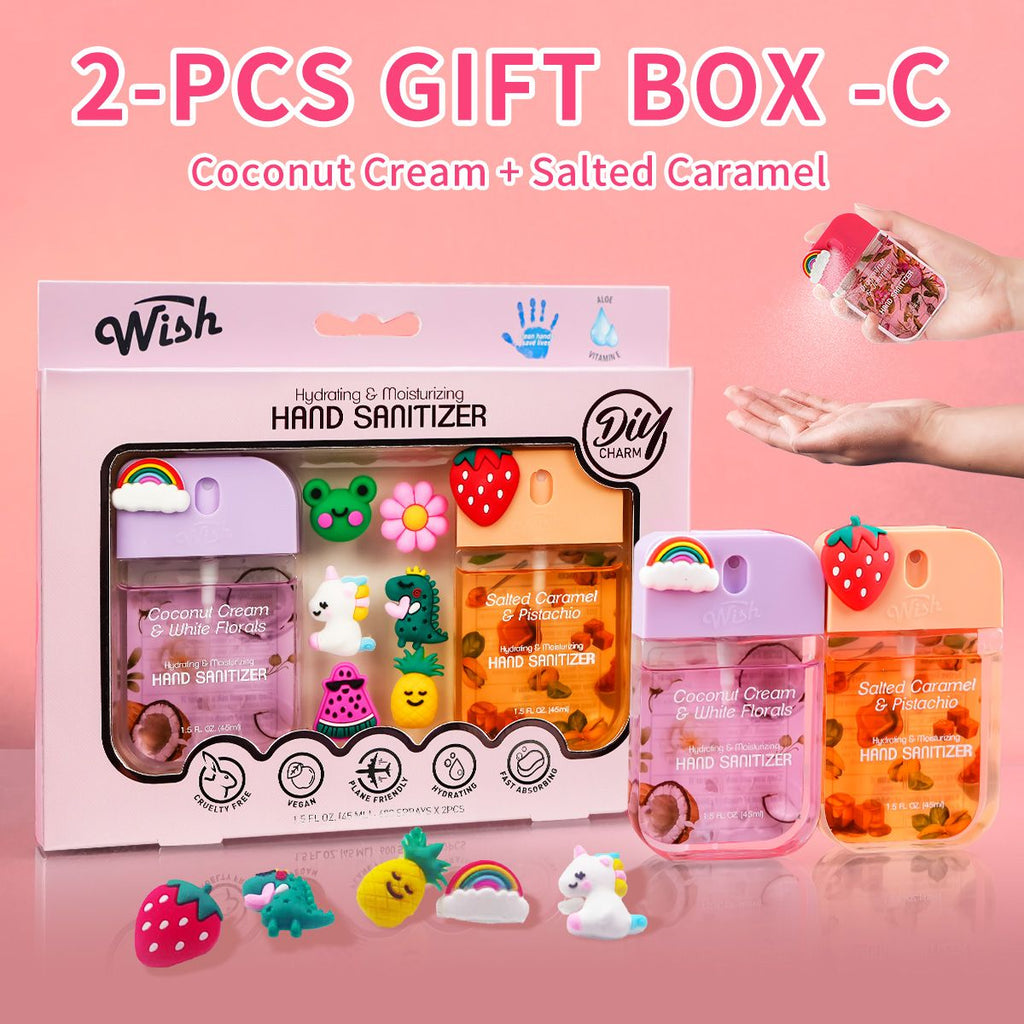 Hand Sanitizer Gift Box 1.5 oz Each w/ DIY Stickers