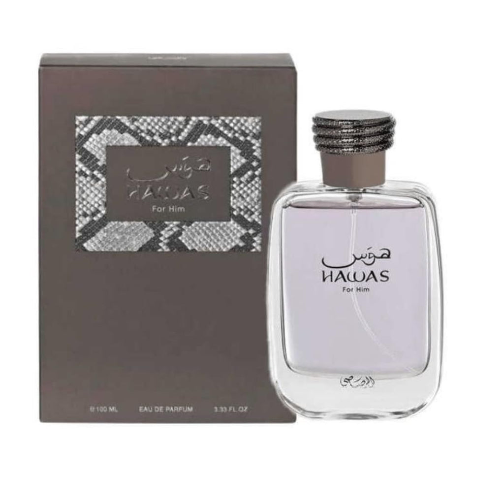 Hawas Eau de Parfum for Men – 100ml (3.33oz) | Bold & Captivating Fragrance for the Modern Man | Pack of 1