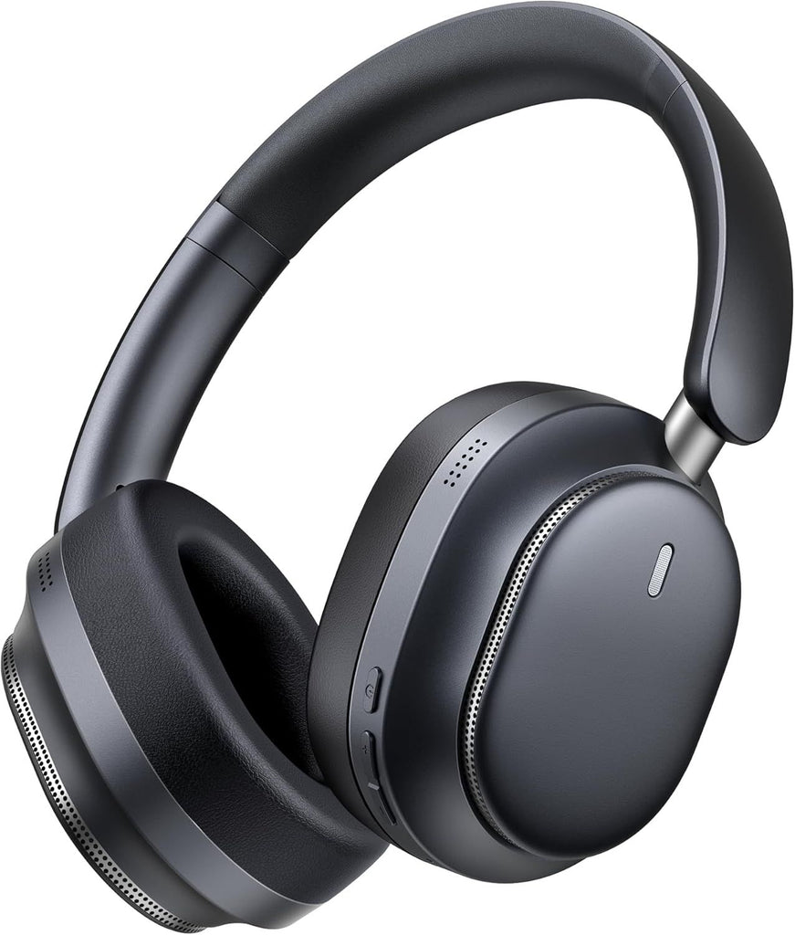 Headphones, Over Ear Bluetooth Wireless Headphones, 50H Playtime, Deep Bass, HiFi Stereo Sound, Lightweight Foldable for Travel, Home and Office(Black)Hybrid Active